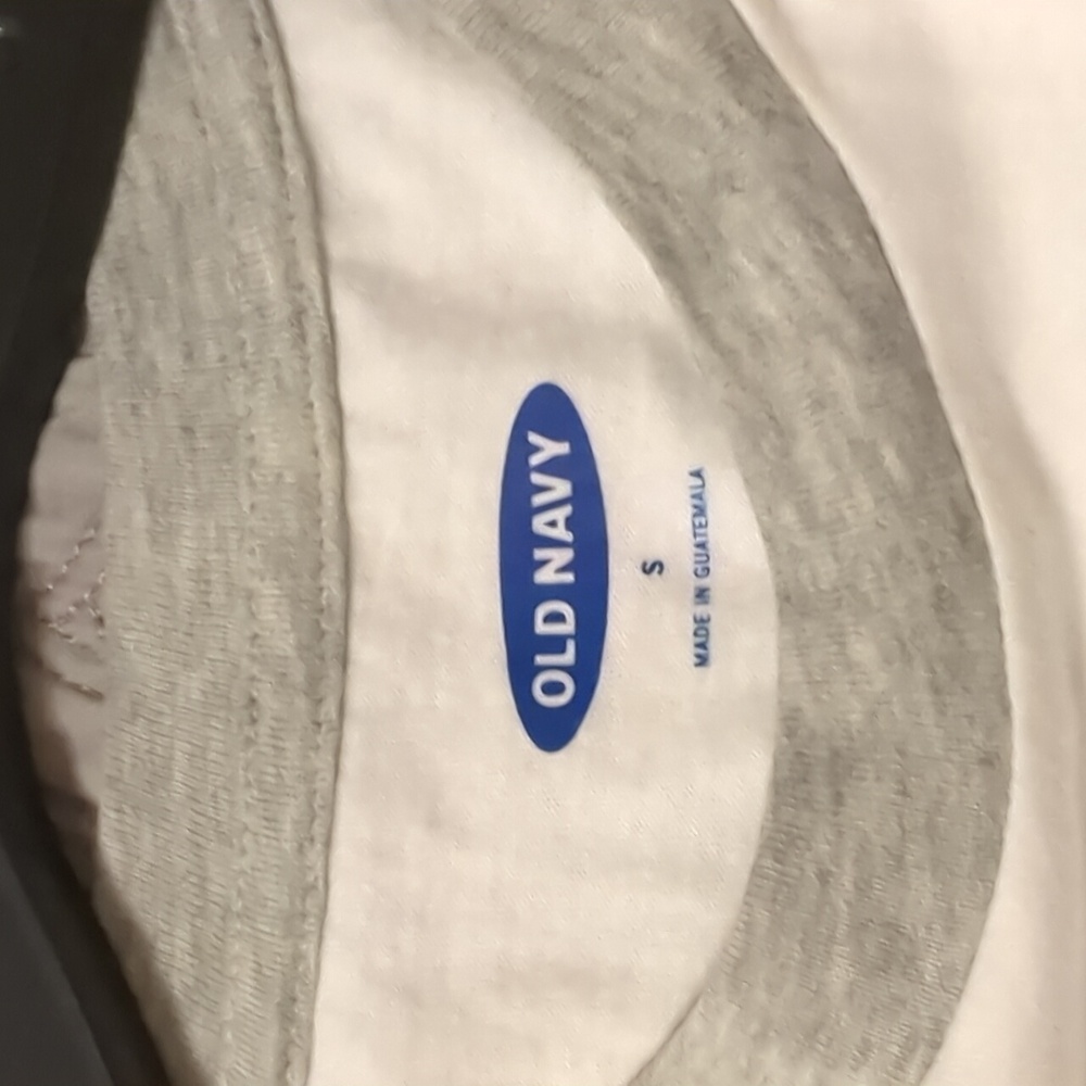 Peanuts Gray and White Long Sleeve Raglan Old Navy Tee - Picture 3 of 4